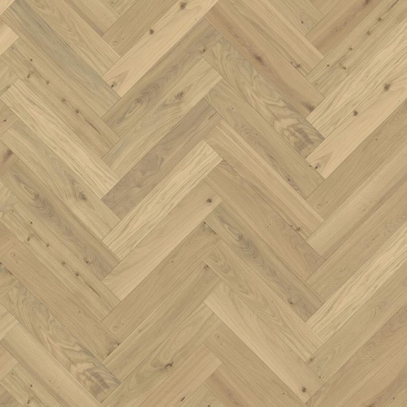 Kahrs Engineered Herringbone Dim White Right Oiled 11x120x600mm - Image 2
