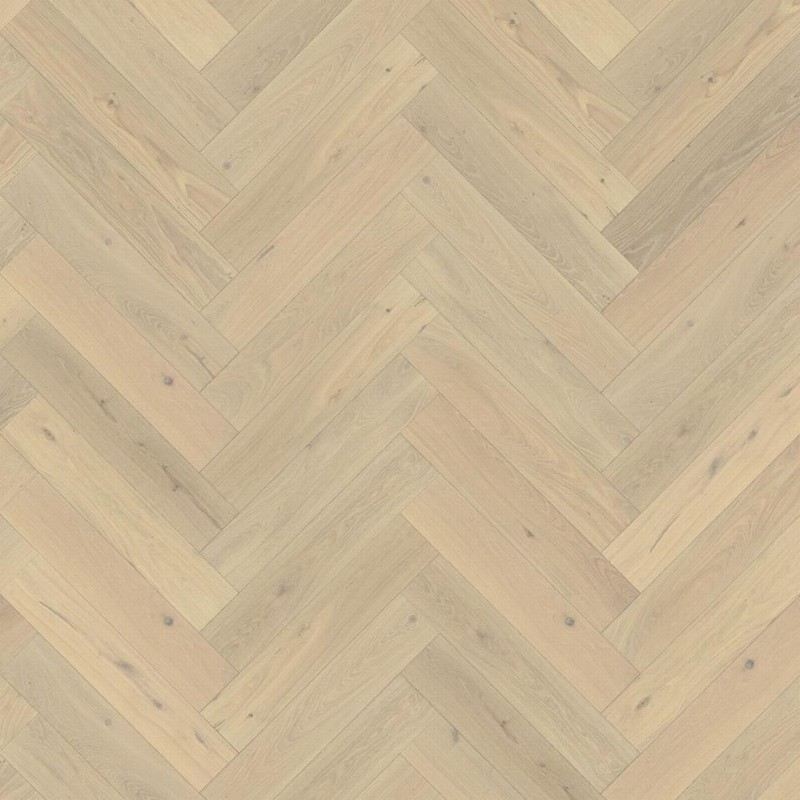 Kahrs Engineered Herringbone White Right Oiled 11x120x600mm - Image 2