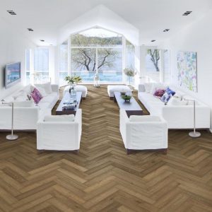 Kahrs Engineered Herringbone Smoked Left Oiled 11x120x600mm