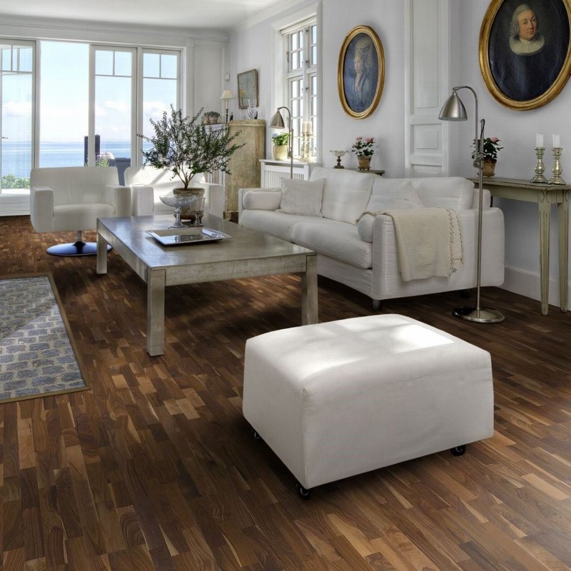 Kahrs American Walnut Hartford Satin Lacquered 15x200mm