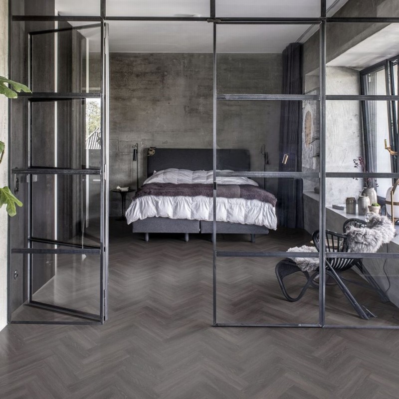 KAHRS LVT CALDER ELEGANT HERRINGBONE GLUE 2.5x102x457mm - Image 2