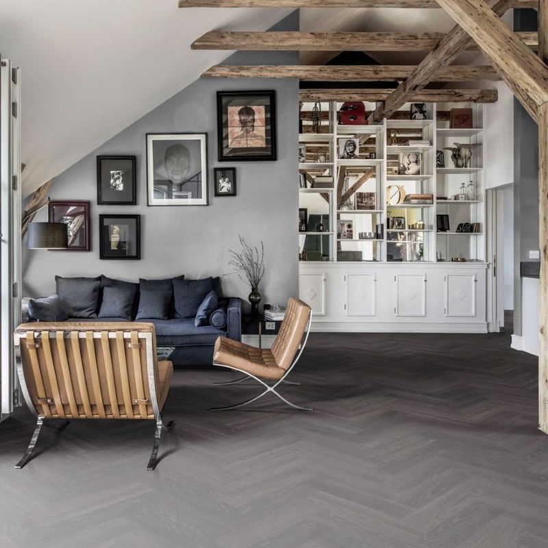 KAHRS LVT CALDER ELEGANT HERRINGBONE GLUE 2.5x102x457mm - Image 4