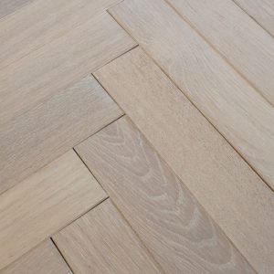 Lalegno Herringbone Oak Wit Mat Brushed & Oiled 15/4x70x350mm