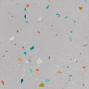 JTT Terrazzo Glaze Porcelain Tile Cloud Multi 185x185x10mm