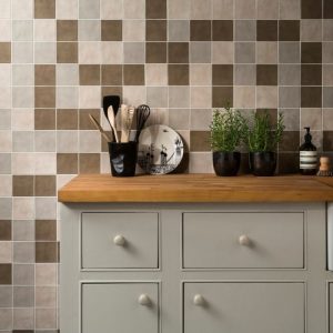 JTT Monolith Glaze Vitrified Wall Tile Clay Beige 100x100x6.5mm