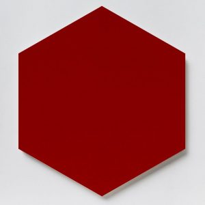 JTT Flare Glaze Ceramic Wall Tile Ruby G Hex 150x173x6.5mm