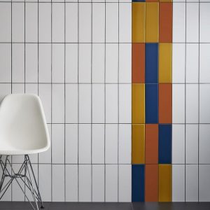 JTT Lumen Glaze Ceramic Wall Tile Snow White 300x100x8mm