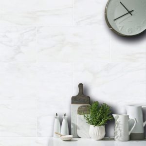 JTT Blanche Glaze Ceramic Tile Cream Marble Matt 600x300x10mm