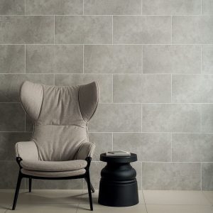 JTT Oxford Glaze Ceramic Wall Tile Livid Grey 600x300x10mm