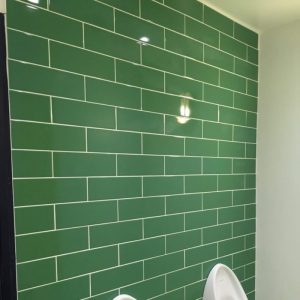 JTT Lumen Glaze Ceramic Wall Tile Emerald Gloss 300x100x8mm