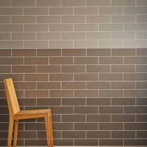 JTT Lumen Glaze Ceramic Wall Tile Rhino Satin 300x100x8mm