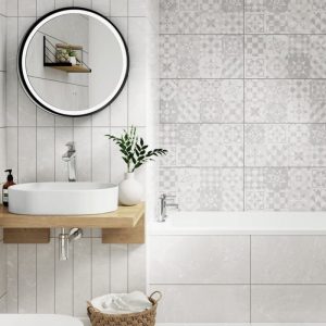 JTT Bibury Glaze Ceramic Wall Tile Jewel Gloss 600x300x10mm