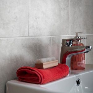 JTT Snowshill Glaze Ceramic Wall Tile Silver Matt 300x200x8mm