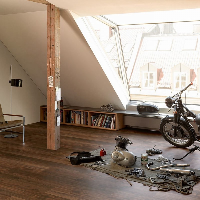 PARADOR LAMINATE BASIC WIDE WALNUT WOOD 7x194mm - Image 2