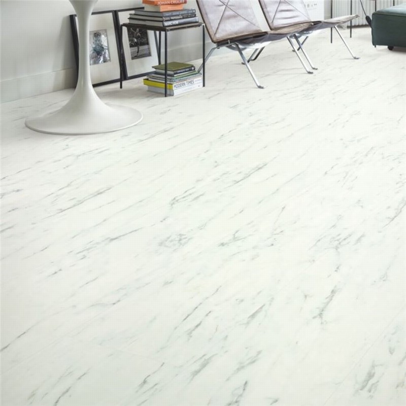 QUICK STEP LVT AMBIENT MARBLE CARRARA WHITE CLICK+4.5x320x1300mm - Image 4