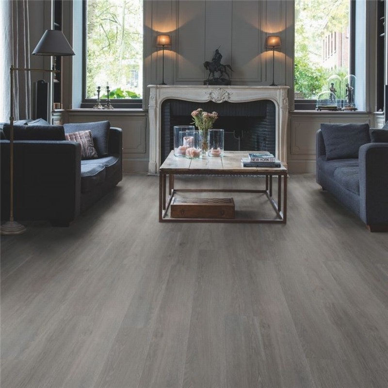 QUICK STEP LVT BALANCE SILK OAK DARK GREY CLICK 4.5x187x1251mm - Image 3