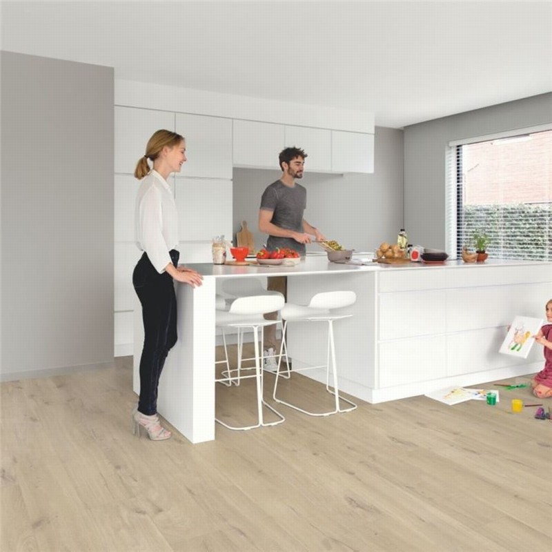 QUICK STEP LVT PULSE COTTON BEIGE RIGID CLICK+ 5x209x1494mm - Image 3
