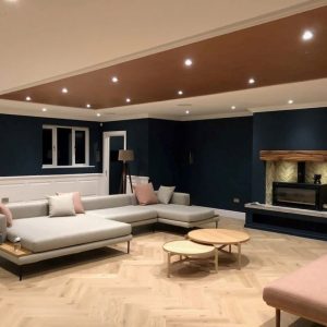 YNDE Engineered Herringbone Invisible Finish Click 14x150x600mm