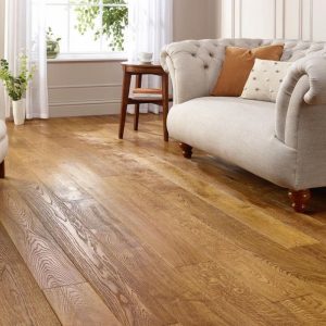 Naturecraft Engineered Deep Brushed Handscraped Grey 20x180mm