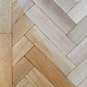 Lalegno Solid Oak Herringbone Unfinished & Tumbled 22x70x280mm