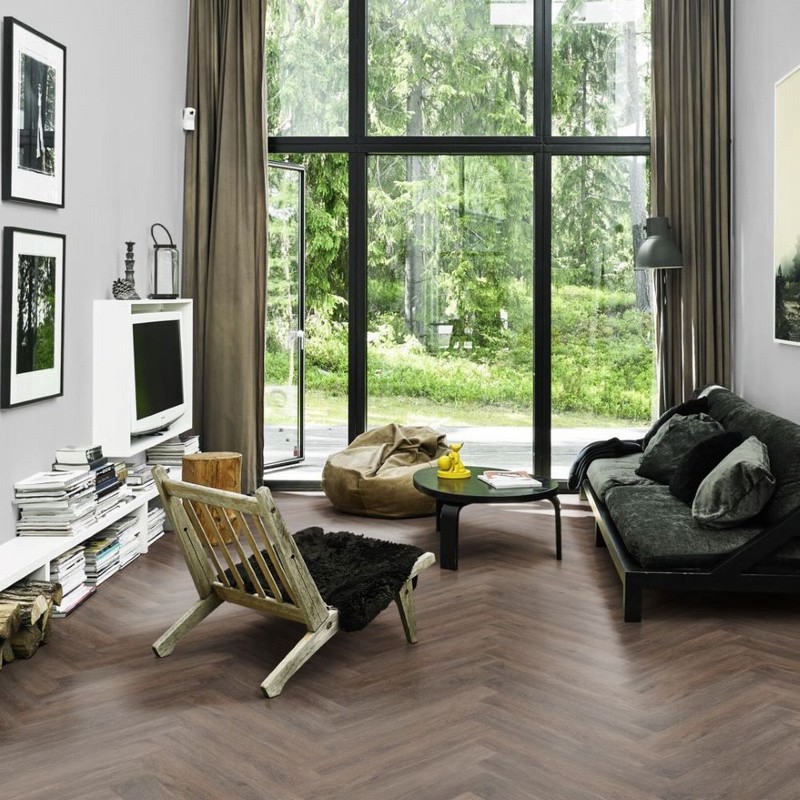 KAHRS LVT SAXON HERRINGBONE CLICK 5x120x720mm - Image 4