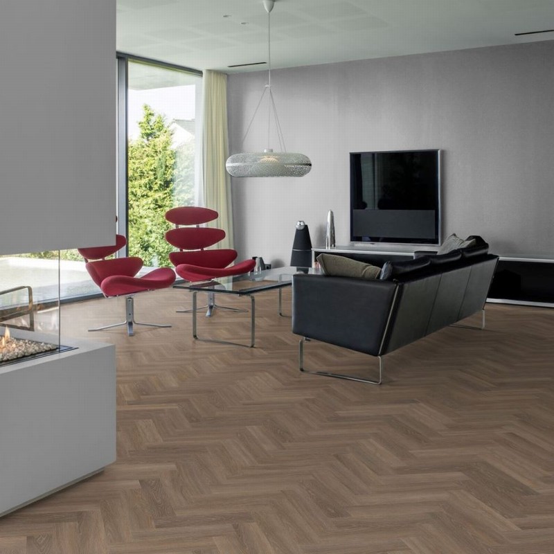 KAHRS LVT TIVEDEN ELEGANT HERRINGBONE GLUE 2.5x102x457mm - Image 5