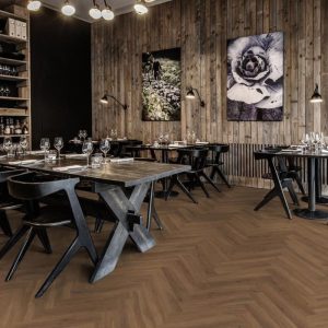 KAHRS LVT REDWOOD TRADITIONAL HERRINGBONE CLICK 5x120x720mm