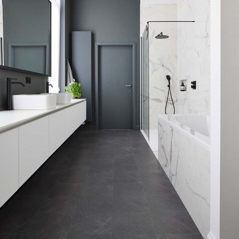 LAMETT LVT CALDERA MARMO SCURO CLICK 6.5x615x1230mm - Image 3