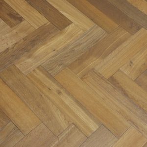 Lamett Engineered Herringbone Farm Old Church Oiled 15x125x625mm