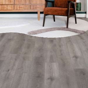 LAMETT LUXURY VINYL TILES YUKON SMOKED GREY CLICK 4x176x1213mm